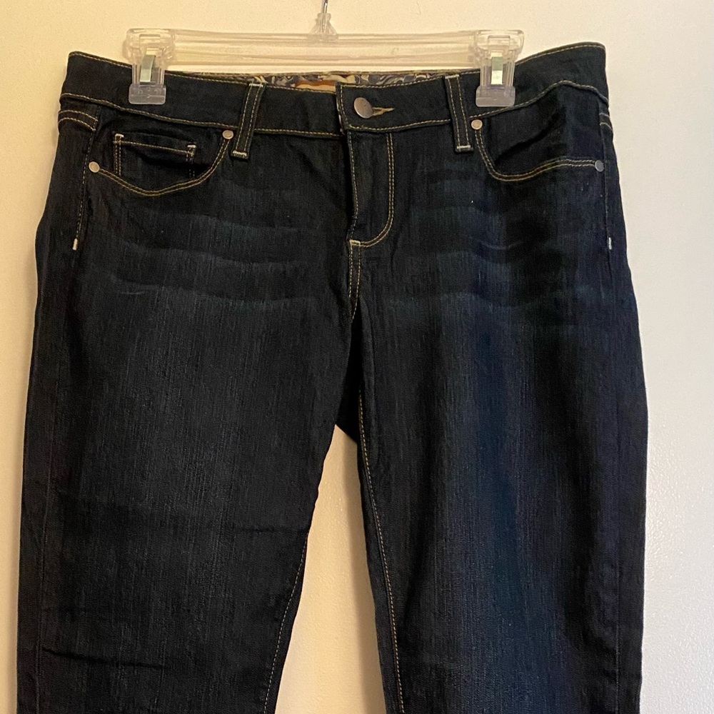 Paige Roxie crop dark wash jeans size 29